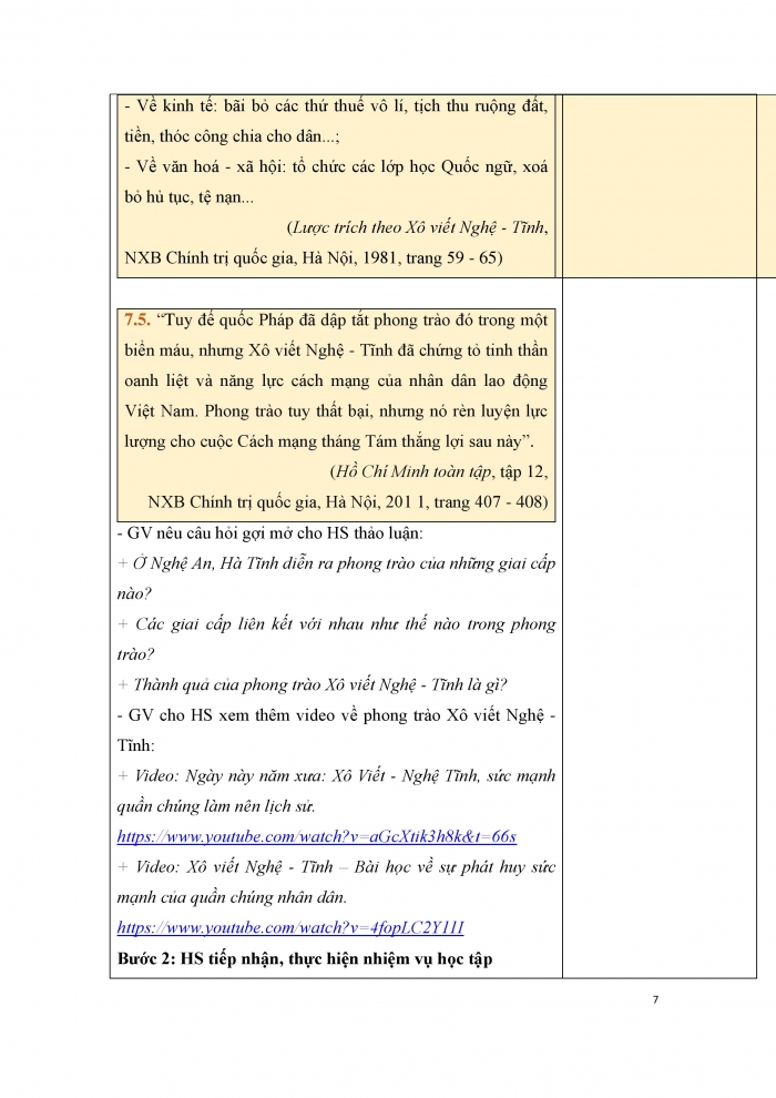 Giáo án và PPT Lịch sử 9 chân trời bài 7: Phong trào cách mạng Việt Nam thời kì 1930 - 1939