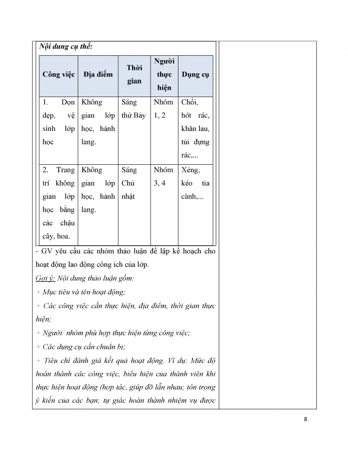 Giáo án và PPT Hoạt động trải nghiệm 9 chân trời bản 2 Chủ đề 3: Thực hiện các hoạt động giáo dục trong nhà trường - Tuần 11