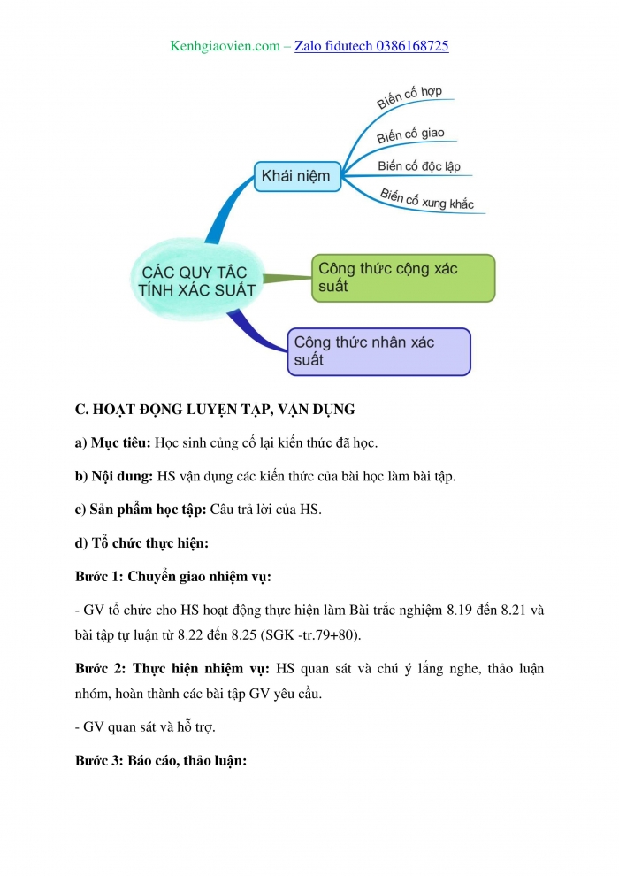 Giáo án và PPT Toán 11 kết nối Bài tập cuối chương VIII