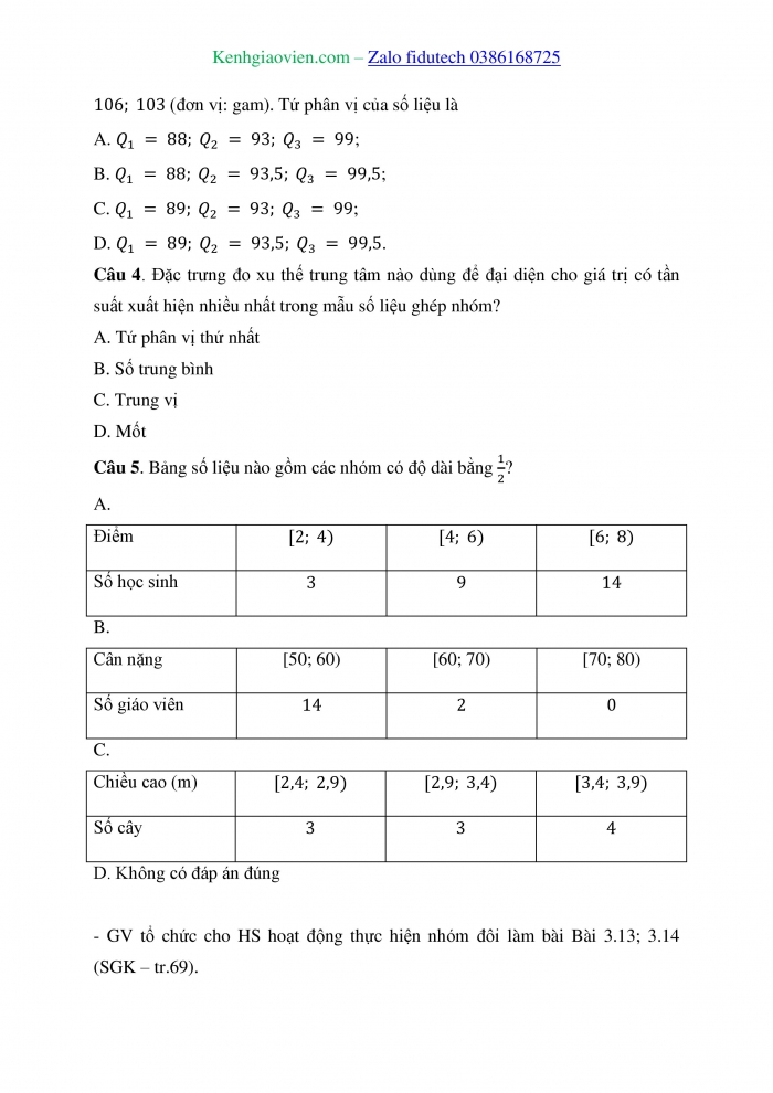 Giáo án và PPT Toán 11 kết nối Bài tập cuối chương III