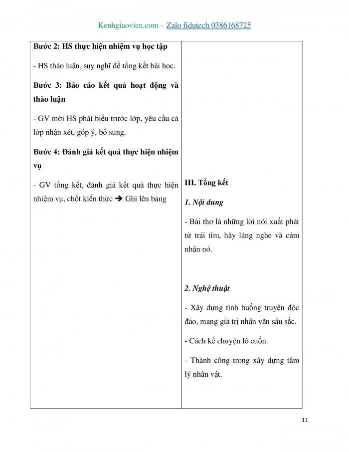 Giáo án và PPT Ngữ văn 7 chân trời Bài 10: Lời trái tim (Pao-lô Cau-ê-lô)