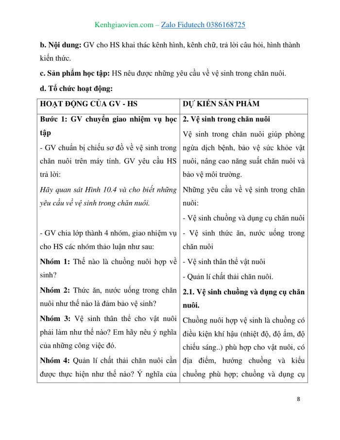 Giáo án và PPT Công nghệ 7 cánh diều Bài 10: Phòng và trị bệnh cho vật nuôi