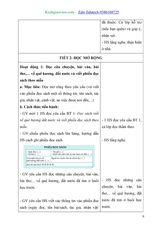 Giáo án và PPT Tiếng Việt 3 kết nối Bài 20: Tiếng nước mình