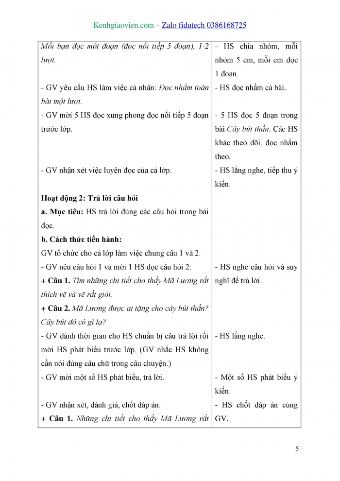 Giáo án và PPT Tiếng Việt 3 kết nối Bài 32: Cây bút thần, Đọc mở rộng