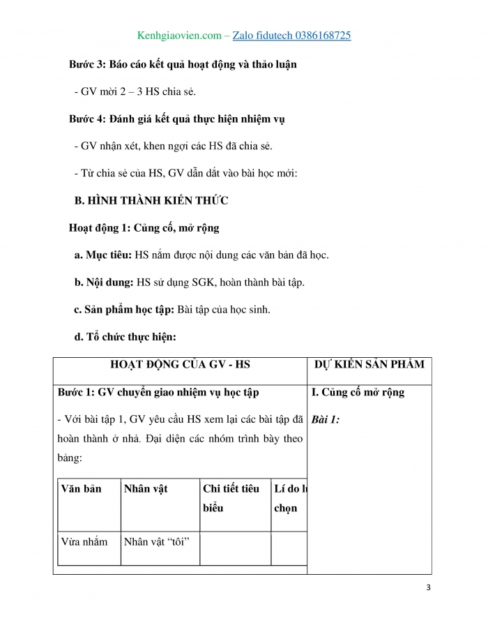 Giáo án và PPT Ngữ văn 7 kết nối Bài 3: Củng cố, mở rộng; Thực hành đọc Trong lòng mẹ (trích Những ngày thơ ấu, Nguyên Hồng)