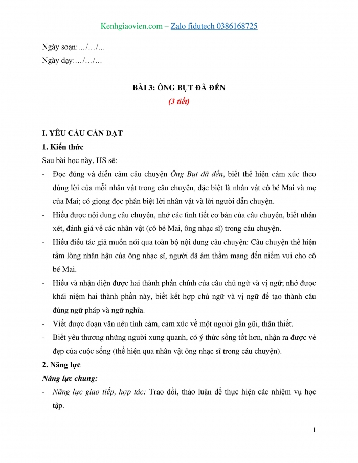 Giáo án và PPT Tiếng Việt 4 kết nối Bài 3: Viết đoạn văn nêu tình cảm, cảm xúc về một người gần gũi, thân thiết