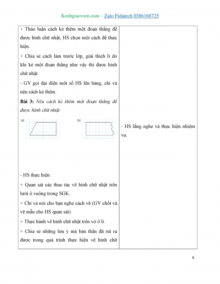 Giáo án và PPT Toán 3 cánh diều bài Hình chữ nhật