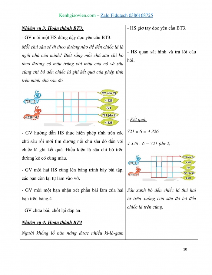 Giáo án và PPT Toán 3 kết nối Bài 58: Luyện tập chung