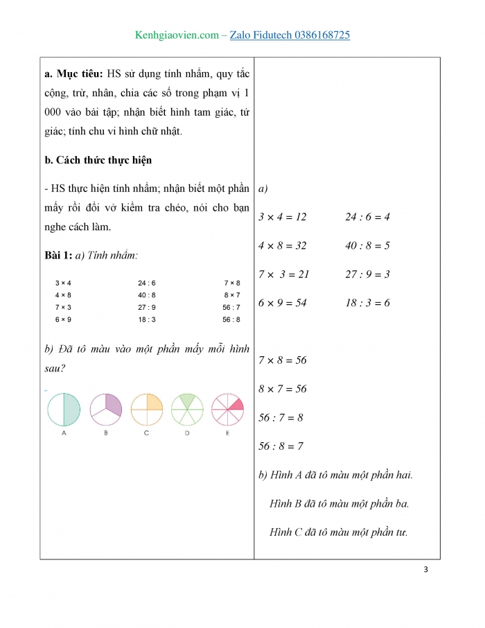 Giáo án và PPT Toán 3 cánh diều bài Ôn tập chung (Tập 1)