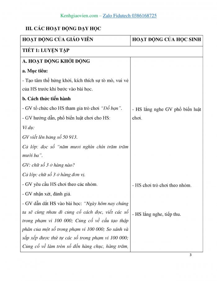 Giáo án và PPT Toán 3 kết nối Bài 62: Luyện tập chung