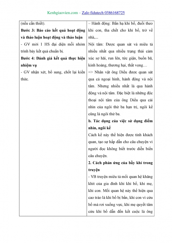 Giáo án và PPT Ngữ văn 11 chân trời Bài 6: Muối của rừng (Nguyễn Huy Thiệp)