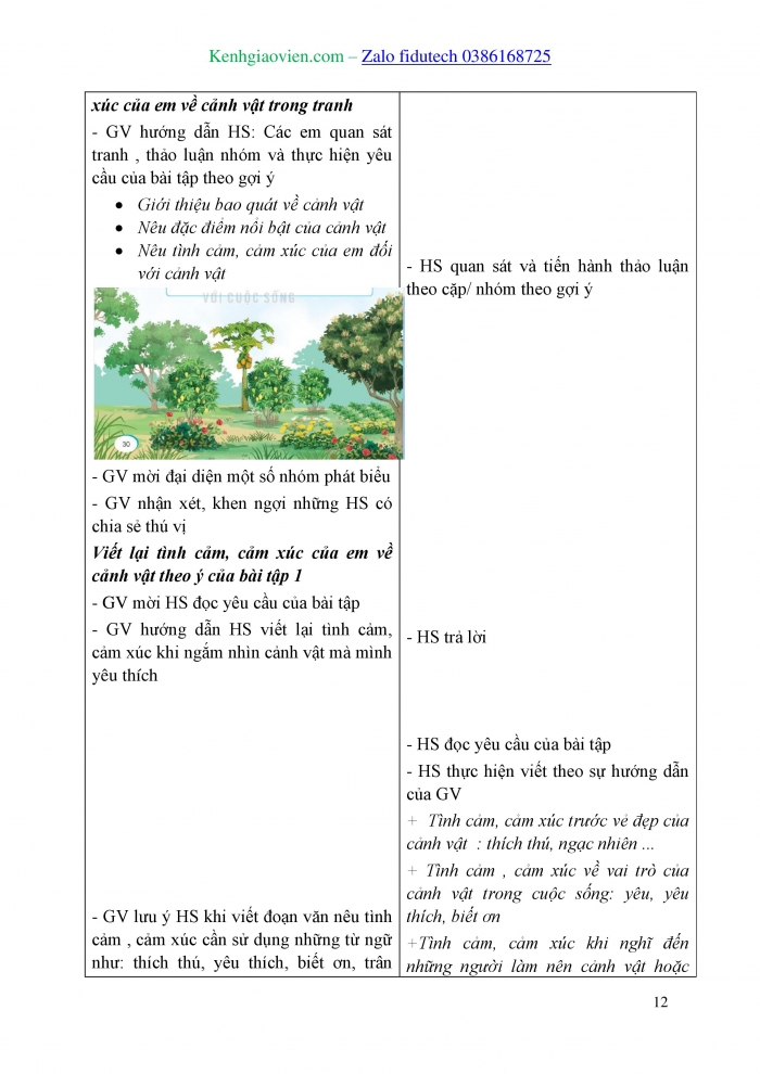 Giáo án và PPT Tiếng Việt 3 kết nối Bài 6: Biện pháp so sánh, Đặt và trả lời câu hỏi Ở đâu?, Viết đoạn văn nêu tình cảm, cảm xúc về cảnh vật trong tranh