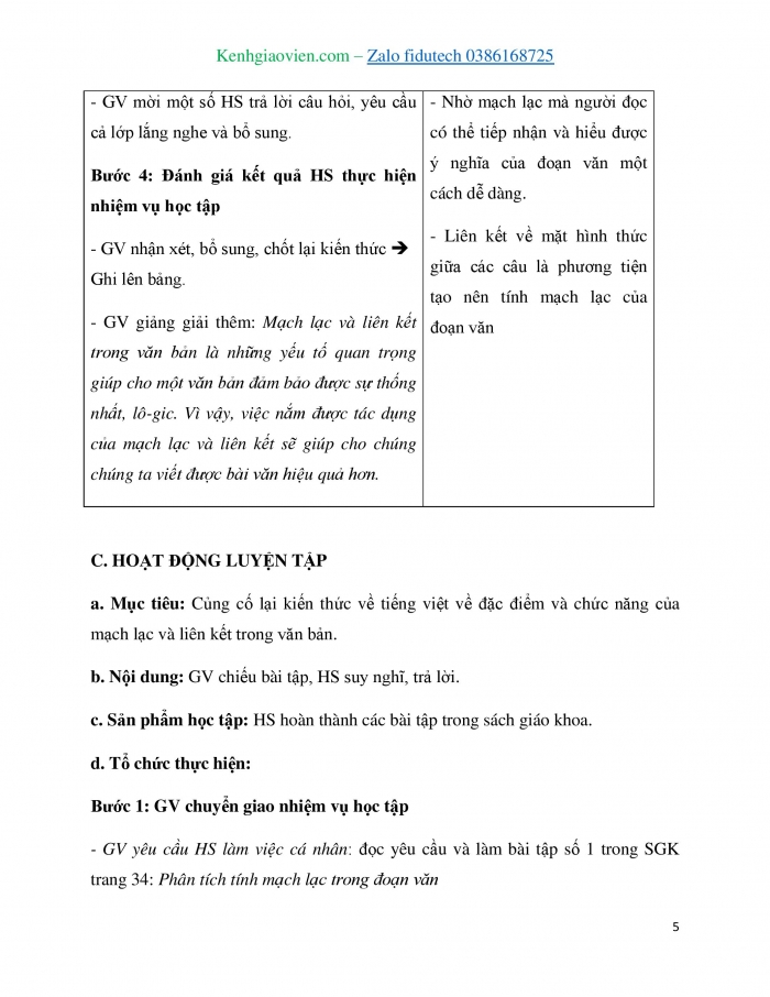 Giáo án và PPT Ngữ văn 7 kết nối Bài 7: Thực hành tiếng Việt (1)