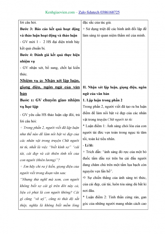 Giáo án và PPT Ngữ văn 11 cánh diều Bài 9: Lại đọc “Chữ người tử từ” của Nguyễn Tuân (Nguyễn Đăng Mạnh)