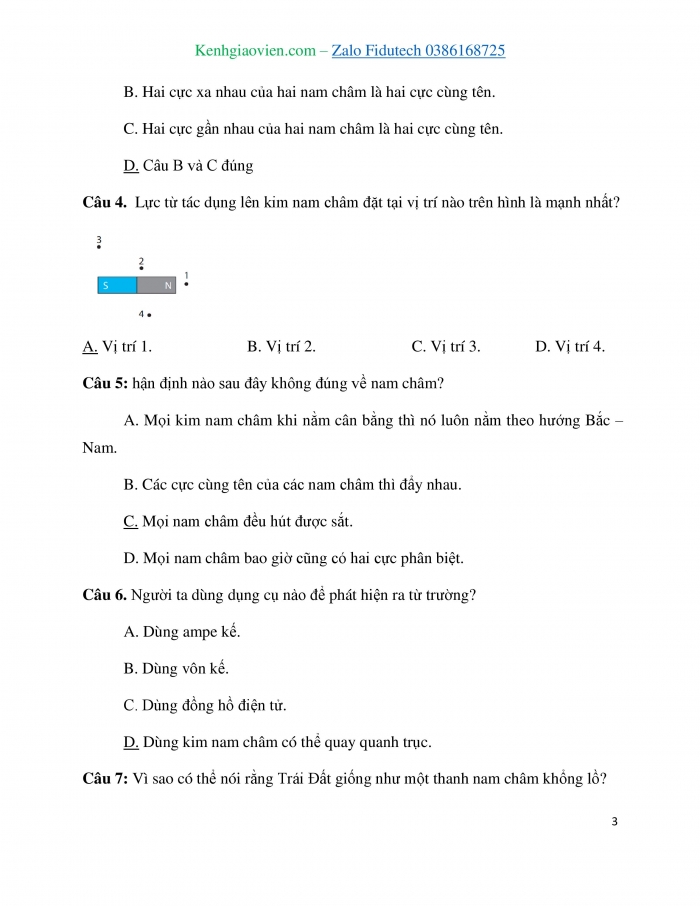 Giáo án và PPT KHTN 7 cánh diều Bài tập (Chủ đề 7)