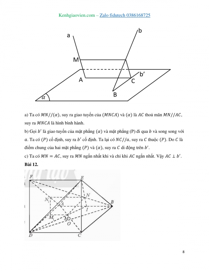 Giáo án và PPT Toán 11 chân trời Bài tập cuối chương IV