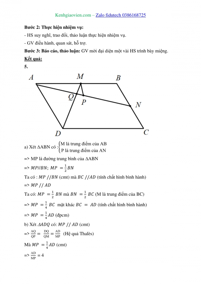 Giáo án và PPT Toán 8 cánh diều Bài tập cuối chương VIII