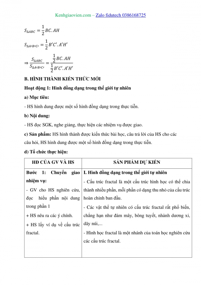 Giáo án và PPT Toán 8 cánh diều Bài 10: Hình đồng dạng trong thực tiễn