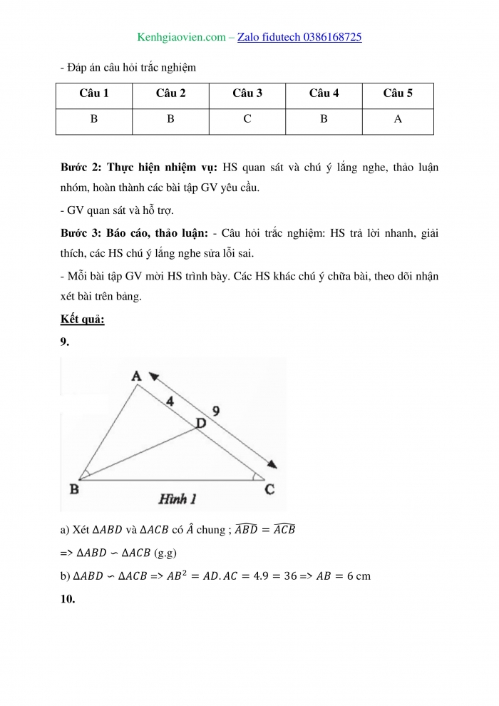 Giáo án và PPT Toán 8 chân trời Bài tập cuối chương 8