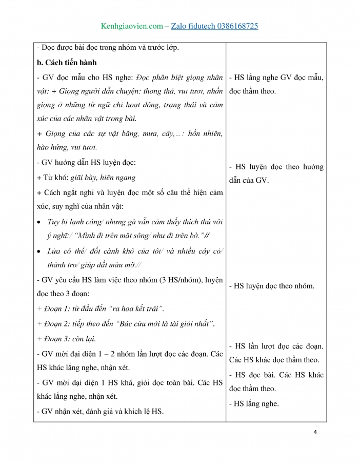 Giáo án và PPT Tiếng Việt 4 chân trời Bài 5: Trả bài văn thuật lại một sự việc