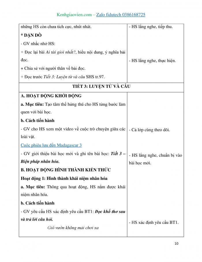 Giáo án và PPT Tiếng Việt 4 chân trời Bài 5: Ai tài giỏi nhất?