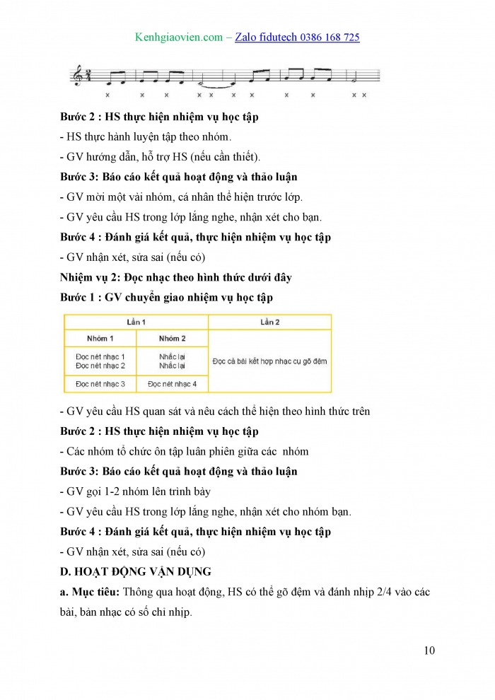 Giáo án và PPT Âm nhạc 7 kết nối Tiết 11: Lí thuyết âm nhạc Dấu nhắc lại, dấu quay lại, khung thay đổi, Đọc nhạc Bài đọc nhạc số 2