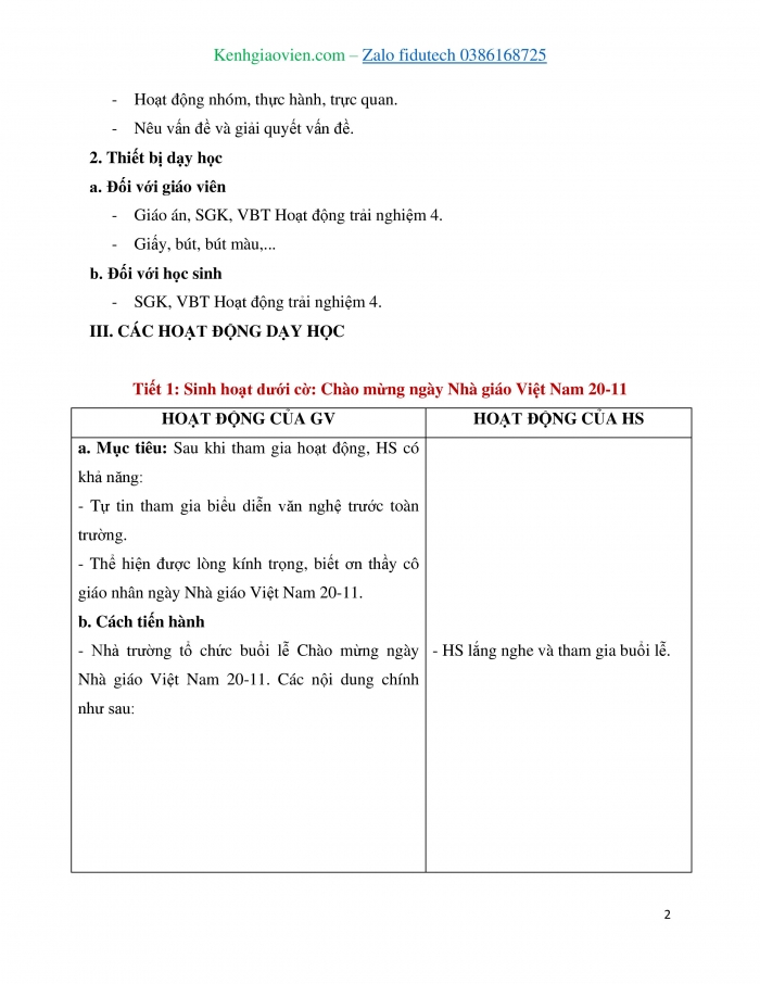 Giáo án và PPT Hoạt động trải nghiệm 3 cánh diều Chủ đề 3: Em yêu lao động - Tuần 12