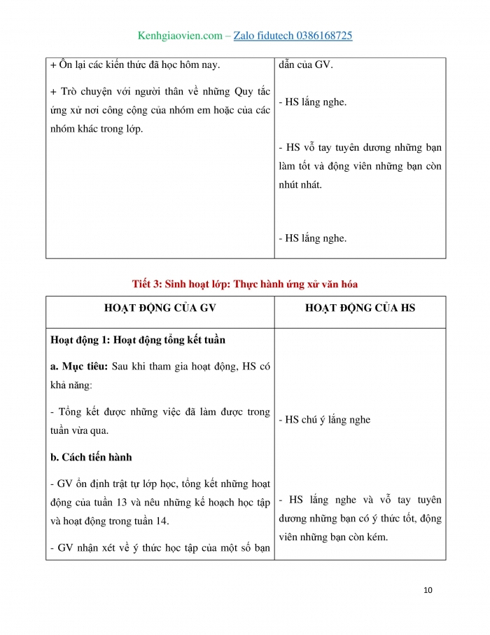 Giáo án và PPT Hoạt động trải nghiệm 4 cánh diều Tuần 13