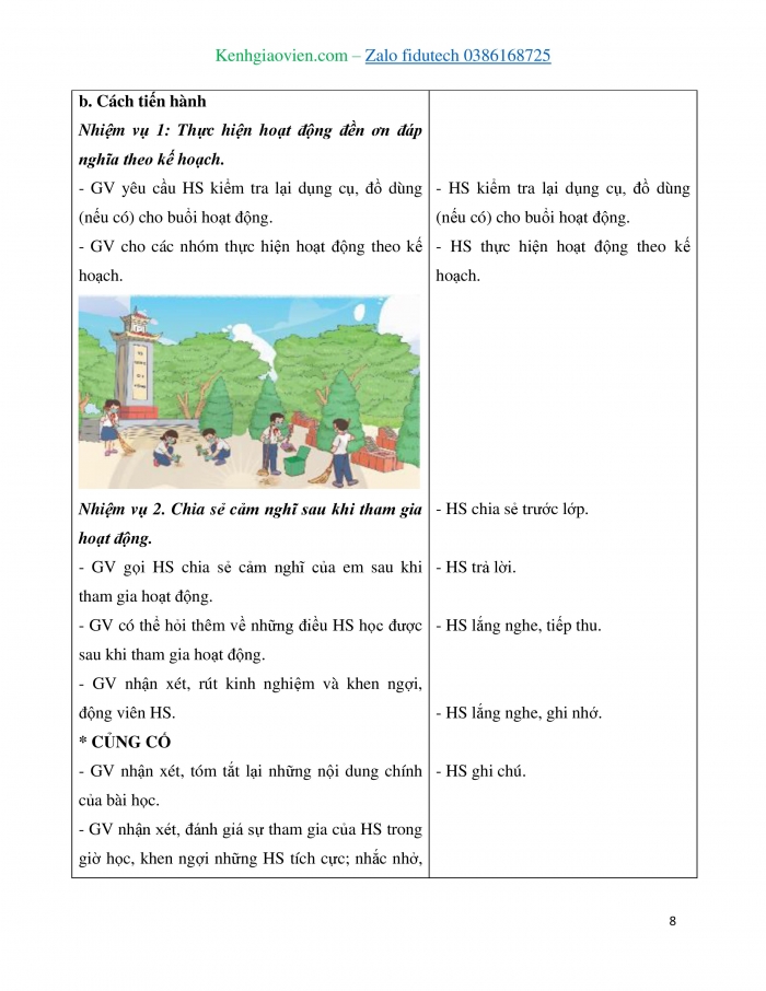 Giáo án và PPT Hoạt động trải nghiệm 4 chân trời bản 2 Chủ đề 4: Hoạt động vì cộng đồng - Tuần 15