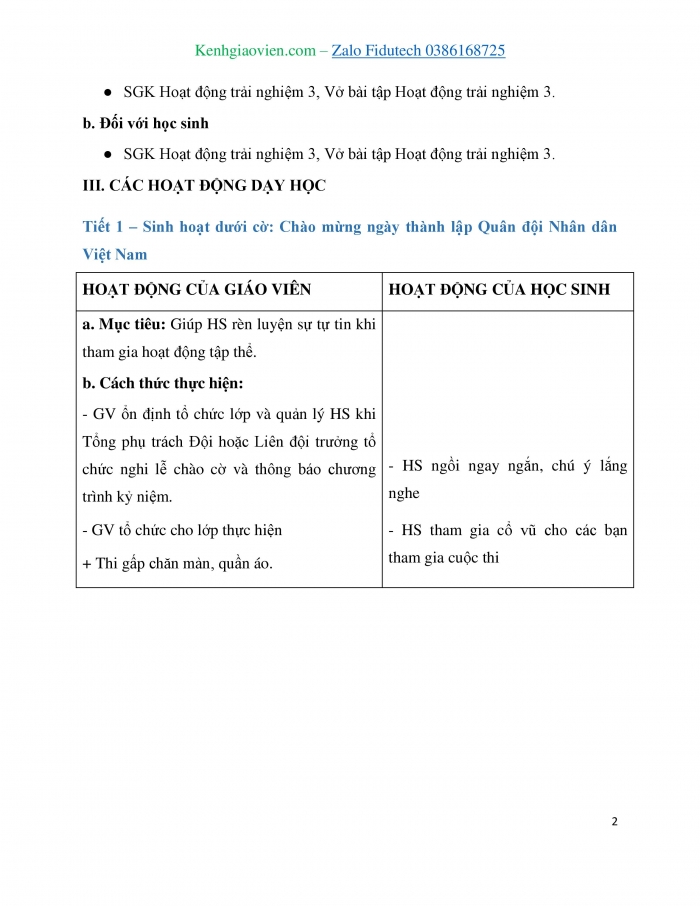 Giáo án và PPT Hoạt động trải nghiệm 3 chân trời Chủ đề 4: Tự hào truyền thống quê em - Tuần 16