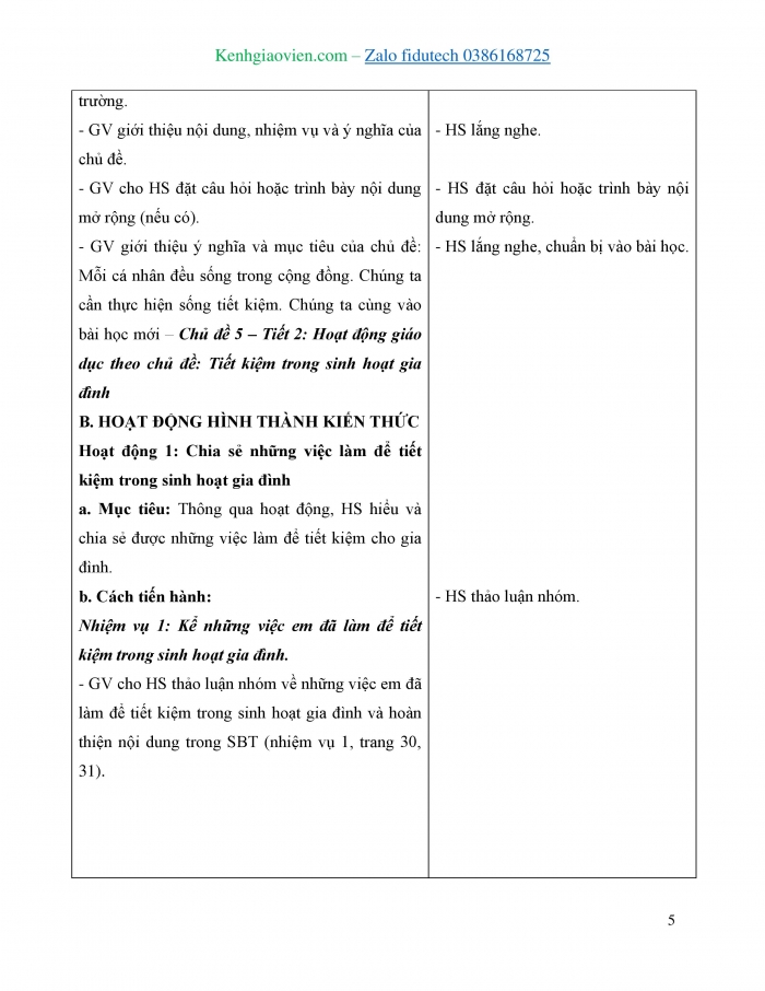 Giáo án và PPT Hoạt động trải nghiệm 4 chân trời bản 2 Chủ đề 5: Sống tiết kiệm - Tuần 16