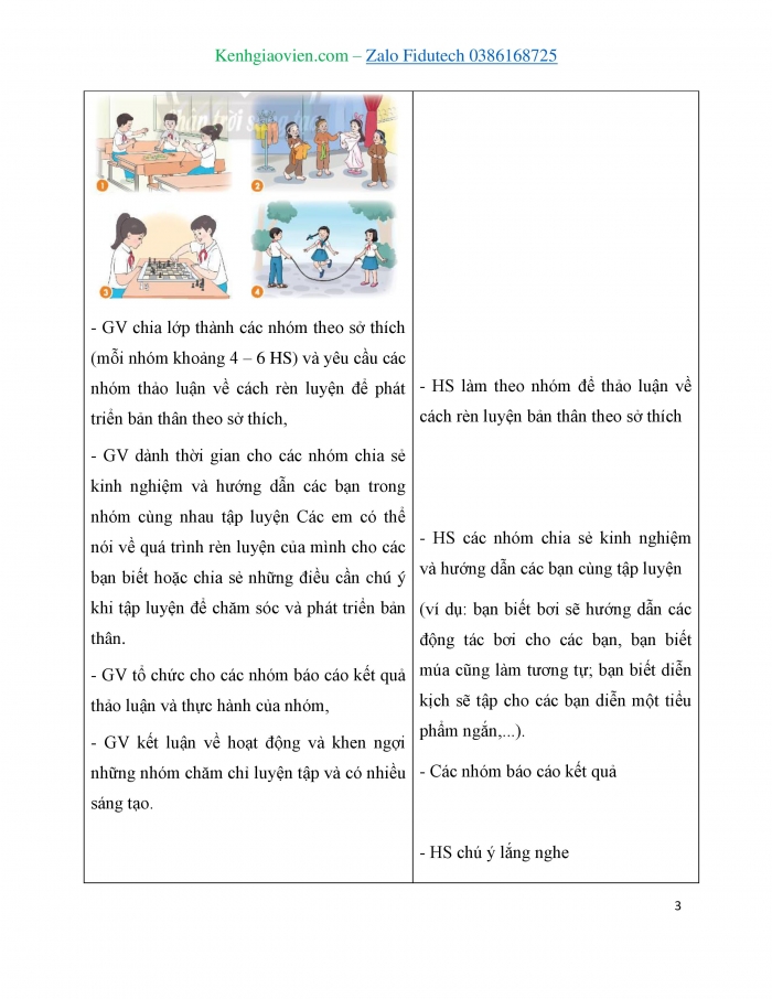 Giáo án và PPT Hoạt động trải nghiệm 3 chân trời Chủ đề 6: Chăm sóc và phát triển bản thân - Tuần 22