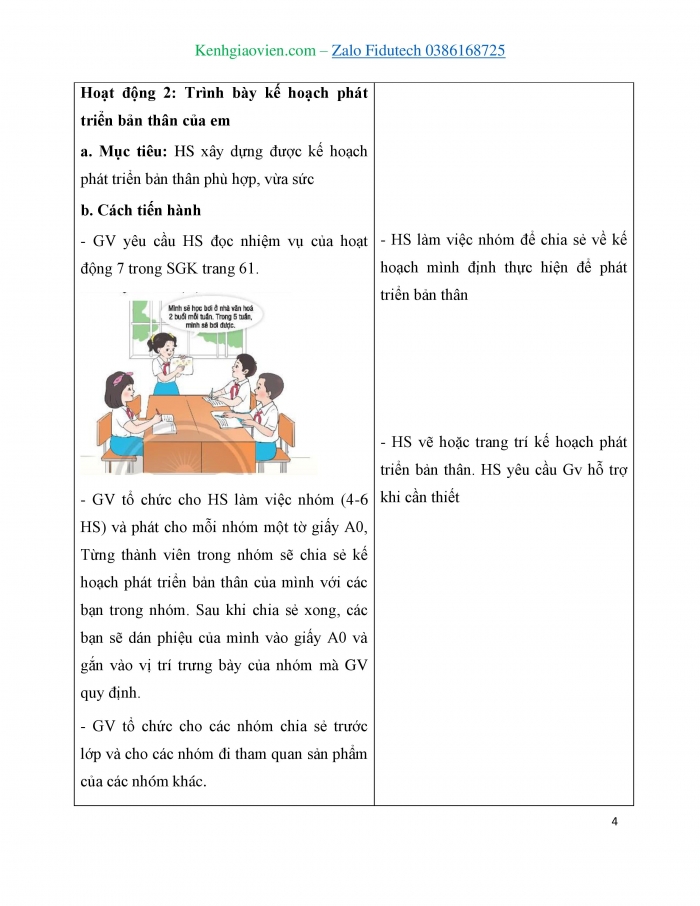 Giáo án và PPT Hoạt động trải nghiệm 3 chân trời Chủ đề 6: Chăm sóc và phát triển bản thân - Tuần 23