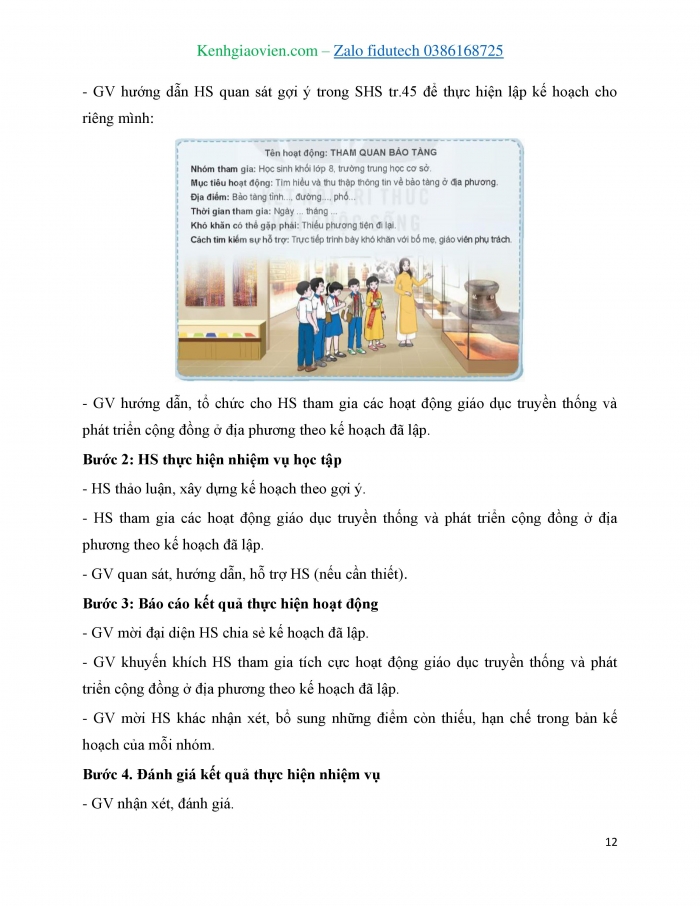 Giáo án và PPT Hoạt động trải nghiệm 8 kết nối Chủ đề 6 Em với cộng đồng - Tham gia các hoạt động giáo dục truyền thống và phát triển cộng đồng ở địa phương (2)