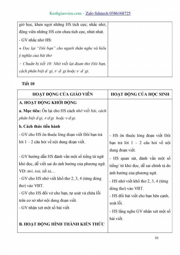 Giáo án và PPT Tiếng Việt 3 chân trời Bài 3: Đôi bạn