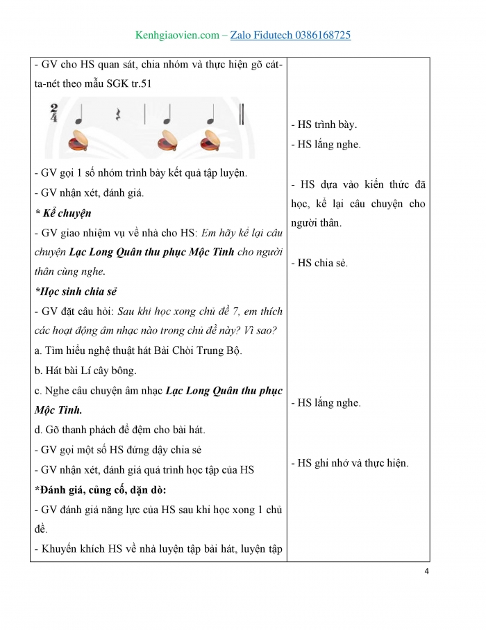 Giáo án và PPT Âm nhạc 3 chân trời Tiết 4: Nhạc cụ, Tìm hiểu Nhà ga âm nhạc