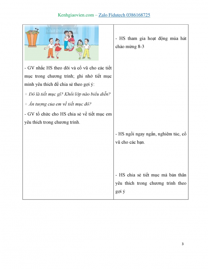 Giáo án và PPT Hoạt động trải nghiệm 3 chân trời Chủ đề 7: Yêu thương gia đình Quý trọng phụ nữ - Tuần 24