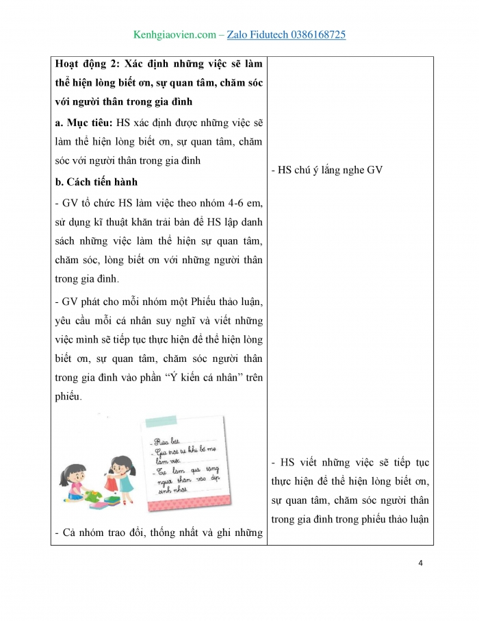 Giáo án và PPT Hoạt động trải nghiệm 3 chân trời Chủ đề 7: Yêu thương gia đình Quý trọng phụ nữ - Tuần 24