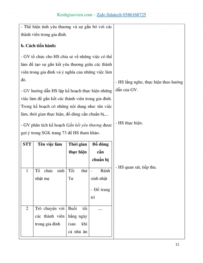 Giáo án và PPT Hoạt động trải nghiệm 3 cánh diều Chủ đề 7: Gia đình yêu thương - Tuần 25