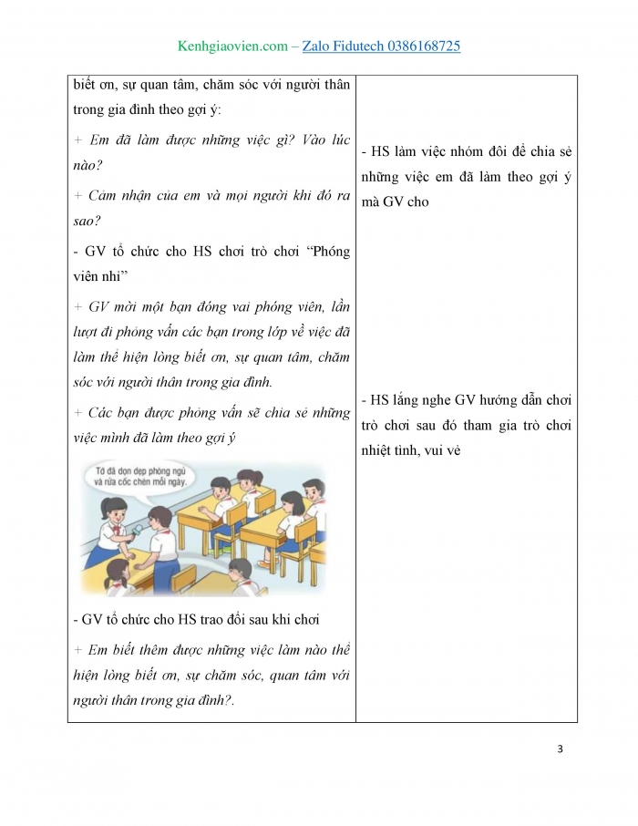 Giáo án và PPT Hoạt động trải nghiệm 3 chân trời Chủ đề 7: Yêu thương gia đình Quý trọng phụ nữ - Tuần 27