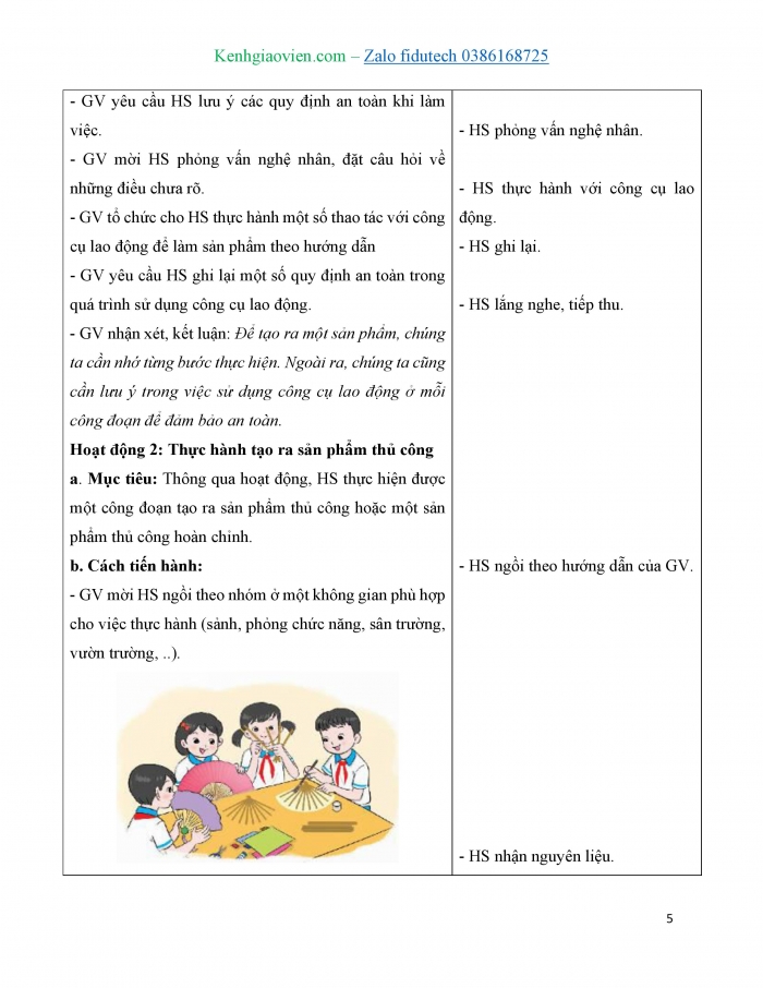 Giáo án và PPT Hoạt động trải nghiệm 4 kết nối Chủ đề Trải nghiệm nghề truyền thống - Tuần 33