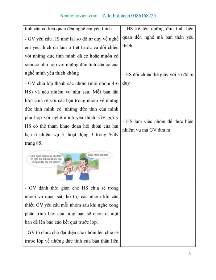 Giáo án và PPT Hoạt động trải nghiệm 3 chân trời Chủ đề 9: Những người sống quanh em và nghề em yêu thích - Tuần 33