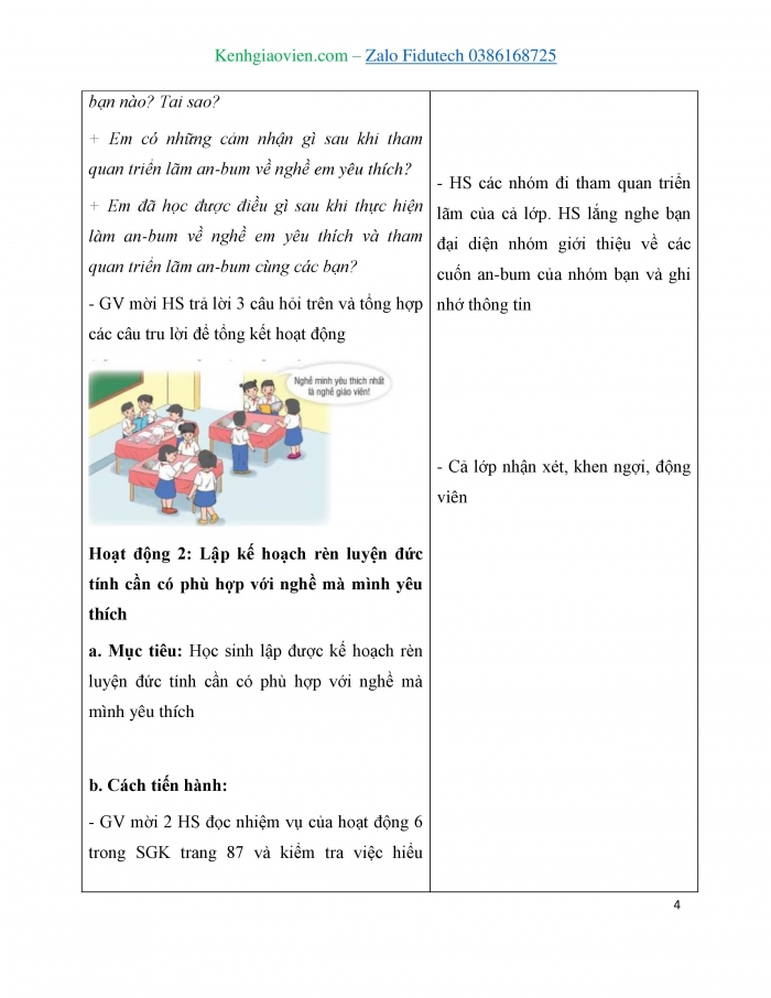 Giáo án và PPT Hoạt động trải nghiệm 3 chân trời Chủ đề 9: Những người sống quanh em và nghề em yêu thích - Tuần 34