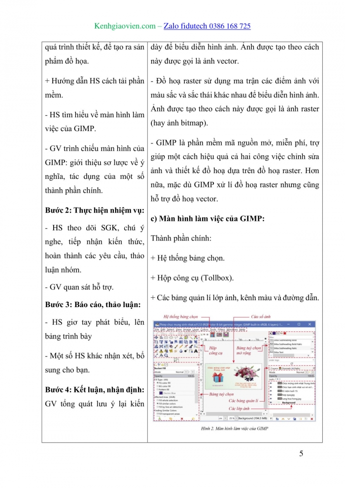 Giáo án và PPT Tin học 10 cánh diều Bài 1: Tạo văn bản, tô màu và ghép ảnh