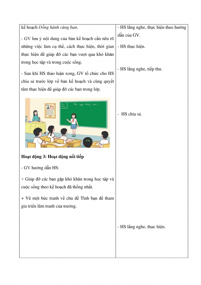 Giáo án và PPT Hoạt động trải nghiệm 3 cánh diều Chủ đề 8: Em và những người bạn - Tuần 30