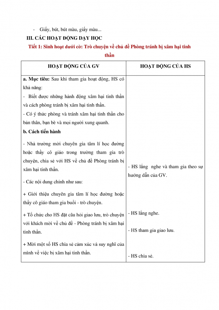 Giáo án và PPT Hoạt động trải nghiệm 4 cánh diều Tuần 34