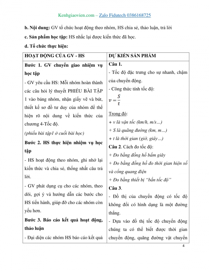 Giáo án và PPT KHTN 7 cánh diều Bài tập (Chủ đề 4)