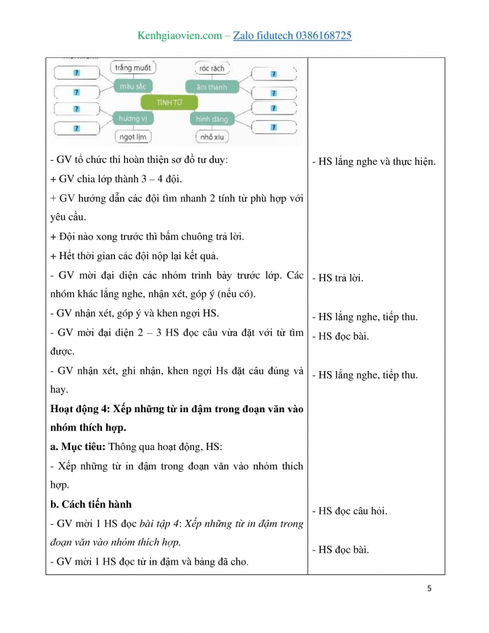 Giáo án và PPT Tiếng Việt 4 kết nối Ôn tập và Đánh giá cuối học kì I (Tiết 3 + 4)