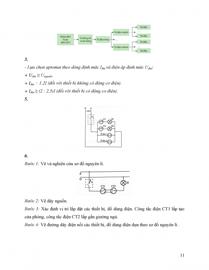 Giáo án và PPT công nghệ 12 điện - điện tử Cánh diều bài Ôn tập chủ đề 3