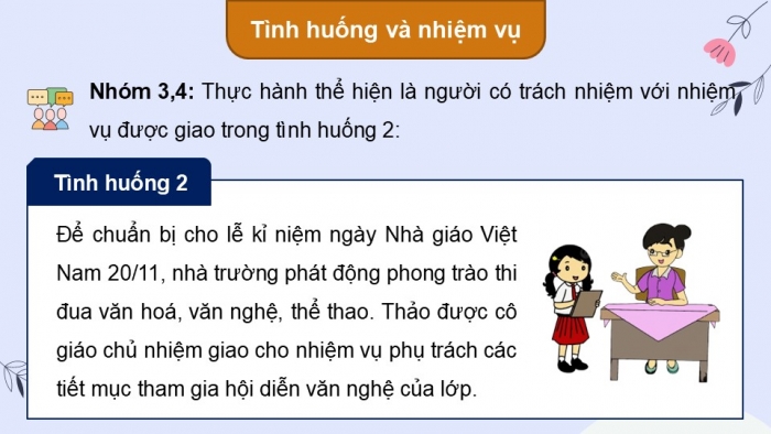 Giáo án điện tử Hoạt động trải nghiệm 9 kết nối Chủ đề 3 Tuần 2